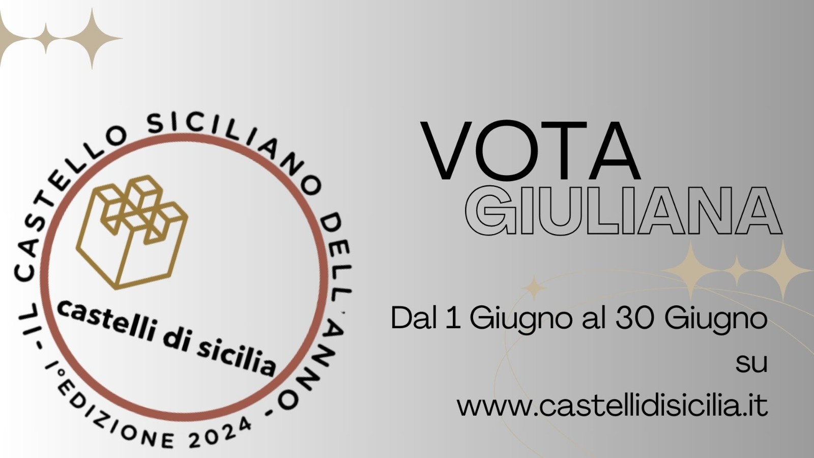 Il castello siciliano dell’anno fa tappa a Giuliana CLICCA PER IL VIDEO